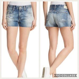 AG Adriano Goldschmied Women's Denim Bryn Ex-Boyfriend Cut-Off Short 25